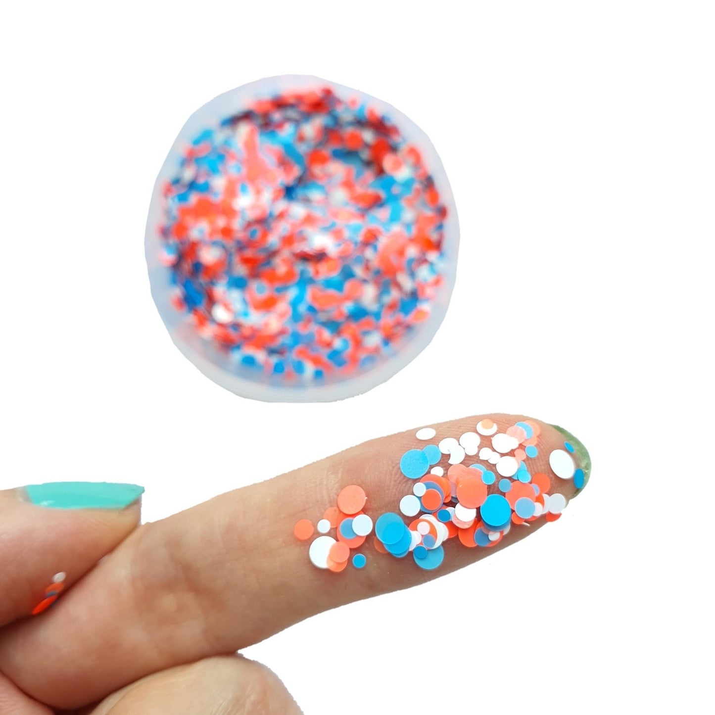 Confetti Mix colors Chunky glitter for Resin crafts, Glitter for nail art, body, makeup, hair, face - Luxy Kraft