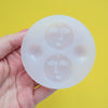 Silicone earrings mold "Face" mould for resin and epoxy - Luxy Kraft