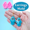 Silicone earrings mold "Hamsa Hands" mould for resin and epoxy - Luxy Kraft