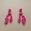 Earrings "Reindeer" Polymer clay 3D cutters set for pair earrings - Luxy Kraft