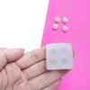 Silicone earrings mold "Cabochons"  for resin and epoxy mould for jewelry for 4 cabochons - Luxy Kraft