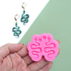 Earrings silicone mold for resin "Snake" silicone molds for epoxy S size - Luxy Kraft