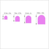 Arch Polymer clay 3D cutters set of 4 pcs - Luxy Kraft