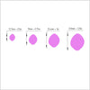 Pebble Polymer clay 3D cutters Geometry shapes cutter set of 4 pcs - Luxy Kraft