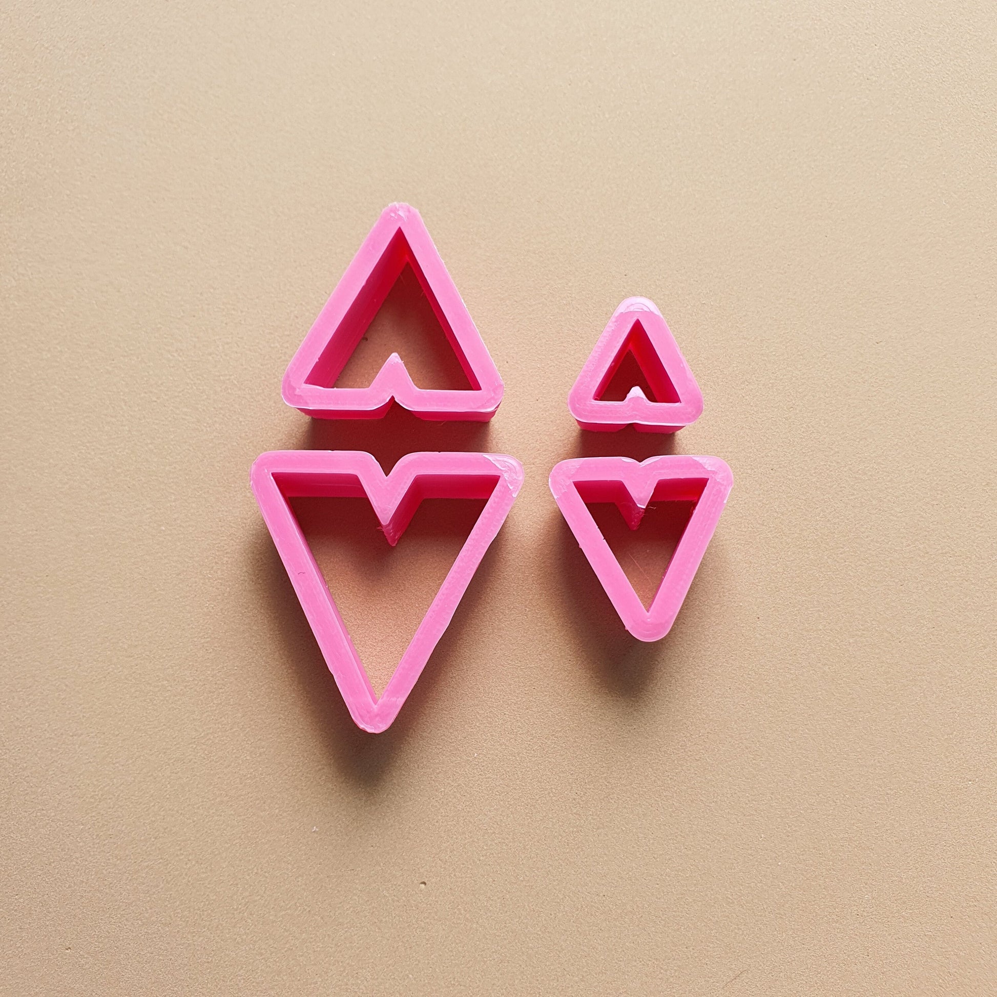 V shapes Polymer clay 3D cutters Geometry shapes cutter