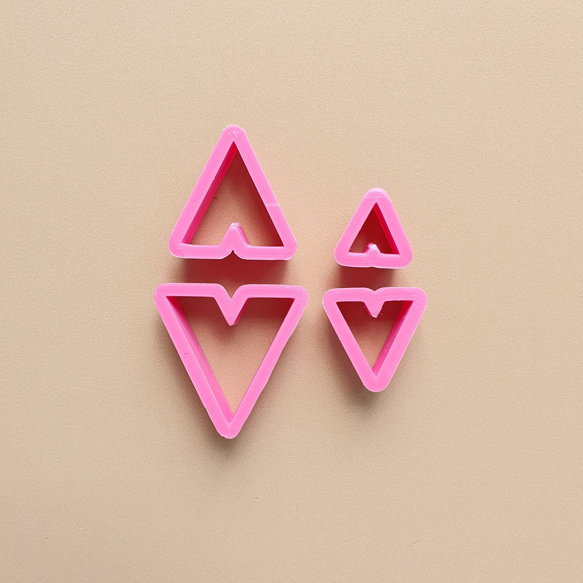 V shapes Polymer clay 3D cutters Geometry shapes cutter - Luxy Kraft