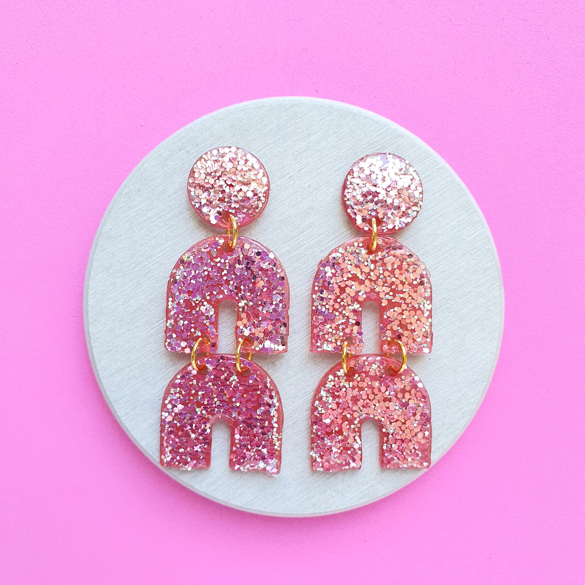 Silicone earrings mold "Geometry shape" mould for resin and epoxy