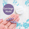 Halloween Silicone earrings mold for resin and epoxy "Bats" mould - Luxy Kraft