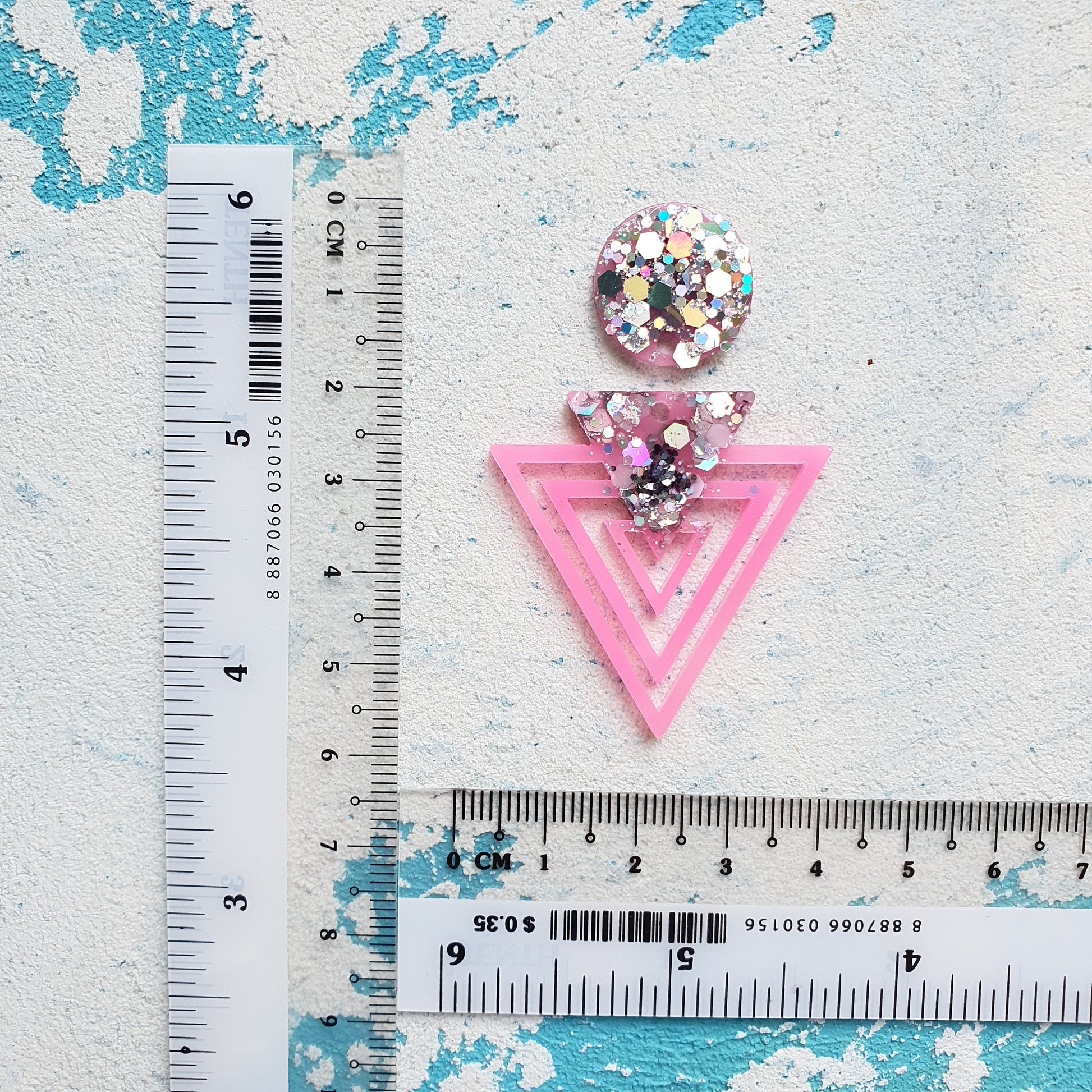 Silicone earrings mold mould for resin and epoxy
