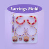 Silicone earrings mold for resin and epoxy 4 designs in 1 mould - Luxy Kraft