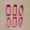 Hair clips Polymer clay 3D cutters - Luxy Kraft