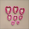 Polymer clay 3D cutters set "Monstera leaves" - Luxy Kraft