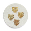 10 pcs Monstera Earrings components Earrings findings DIY jewelry Raw brass charms - Luxy Kraft