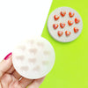 Silicone earrings mold "Hearts" mould for resin and epoxy for 10 cabochons - Luxy Kraft