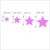 Star Polymer clay 3D cutters Geometry shapes cutter set of 4 pcs - Luxy Kraft