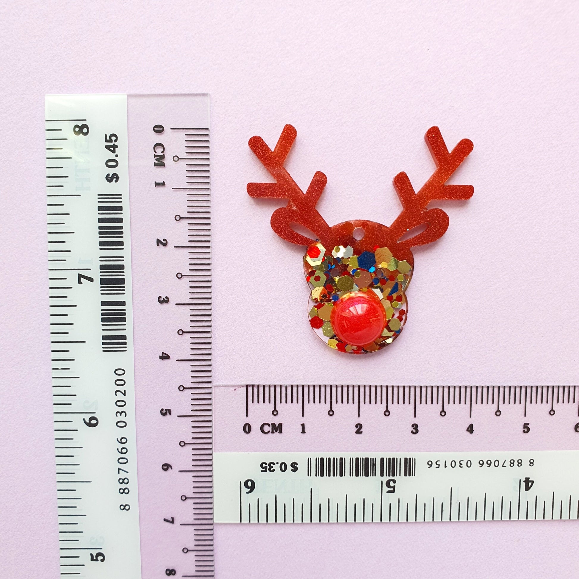 Silicone earrings mold "Christmas" for resin and epoxy mould for jewelry "Reindeer"