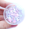 Christmas tree sequins White Hologram Chunky glitter for Resin Epoxy crafts - Luxy Kraft