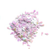 Christmas tree sequins White Hologram Chunky glitter for Resin Epoxy crafts - Luxy Kraft