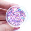 Sequins Mix Shapes Hologram Chunky glitter for Resin Epoxy crafts - Luxy Kraft