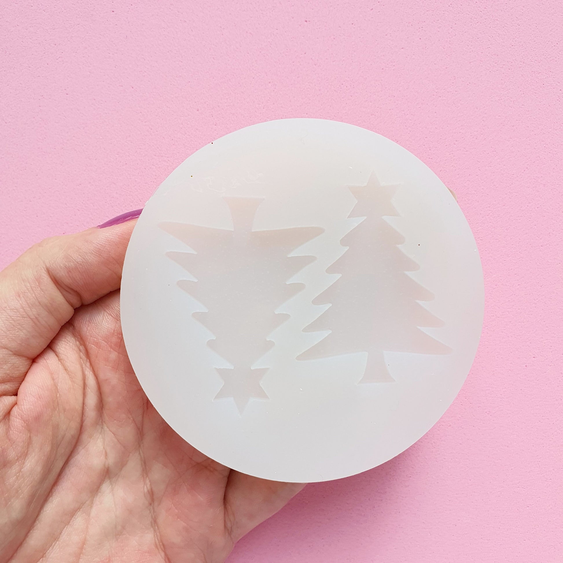 Silicone earrings mold "Christmas" for resin and epoxy mould for jewelry "Christmas tree"