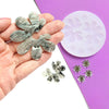 Silicone earring mold "Flower Daisy" mould for resin and epoxy - Luxy Kraft