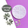 Silicone earring mold "Flower Daisy" mould for resin and epoxy - Luxy Kraft