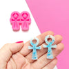 Silicone earrings mold "Ankh" Egyptian cross mould for resin and epoxy - Luxy Kraft