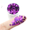 Violet Hexagon Chunky glitter for Resin Epoxy crafts - Luxy Kraft