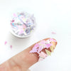 Christmas tree sequins White Hologram Chunky glitter for Resin Epoxy crafts - Luxy Kraft