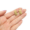 4 pcs Woman face Earrings components Earrings findings DIY jewelry Raw brass blanks charms Pendants - Luxy Kraft