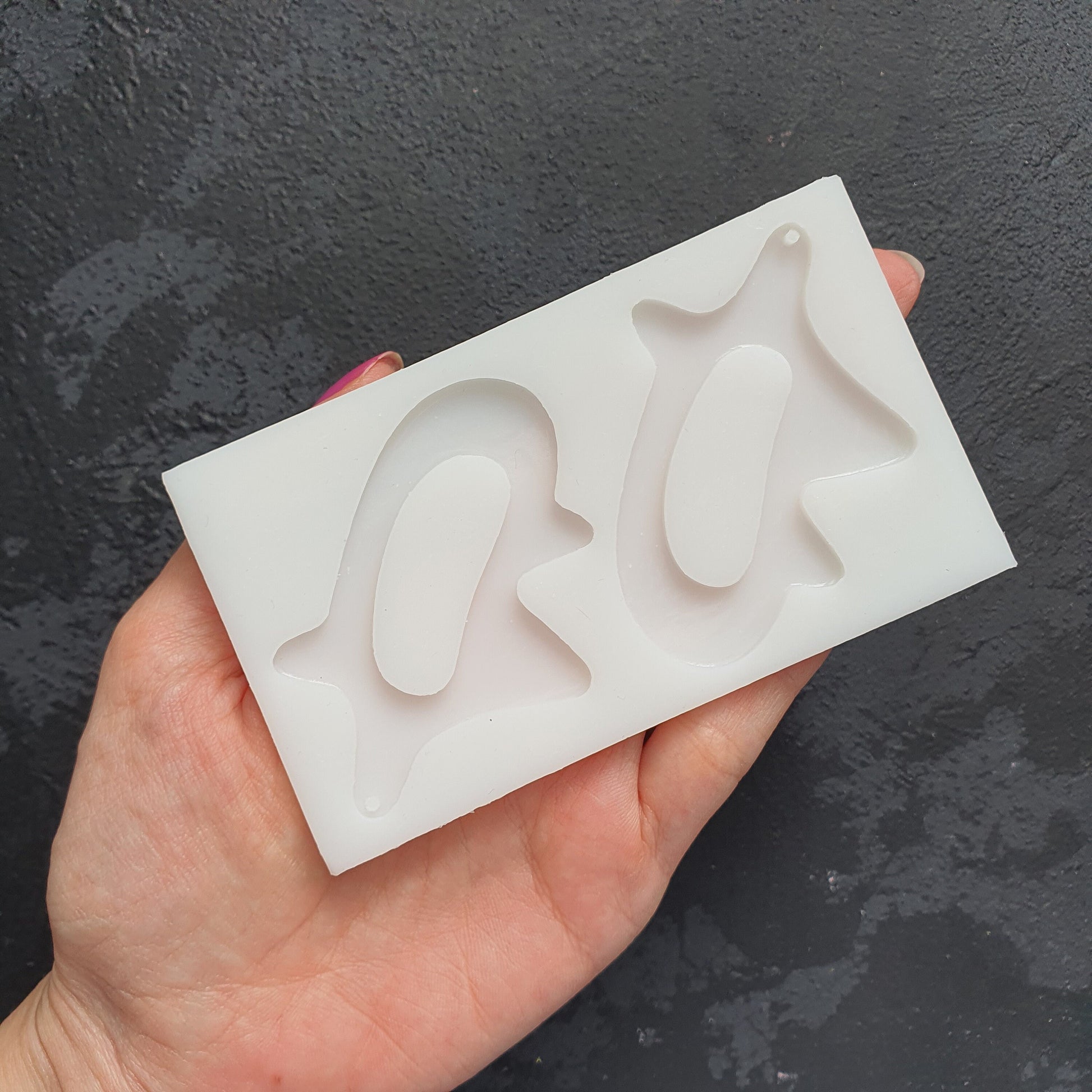 Silicone earring mold Jewelry Resin mould for resin and epoxy