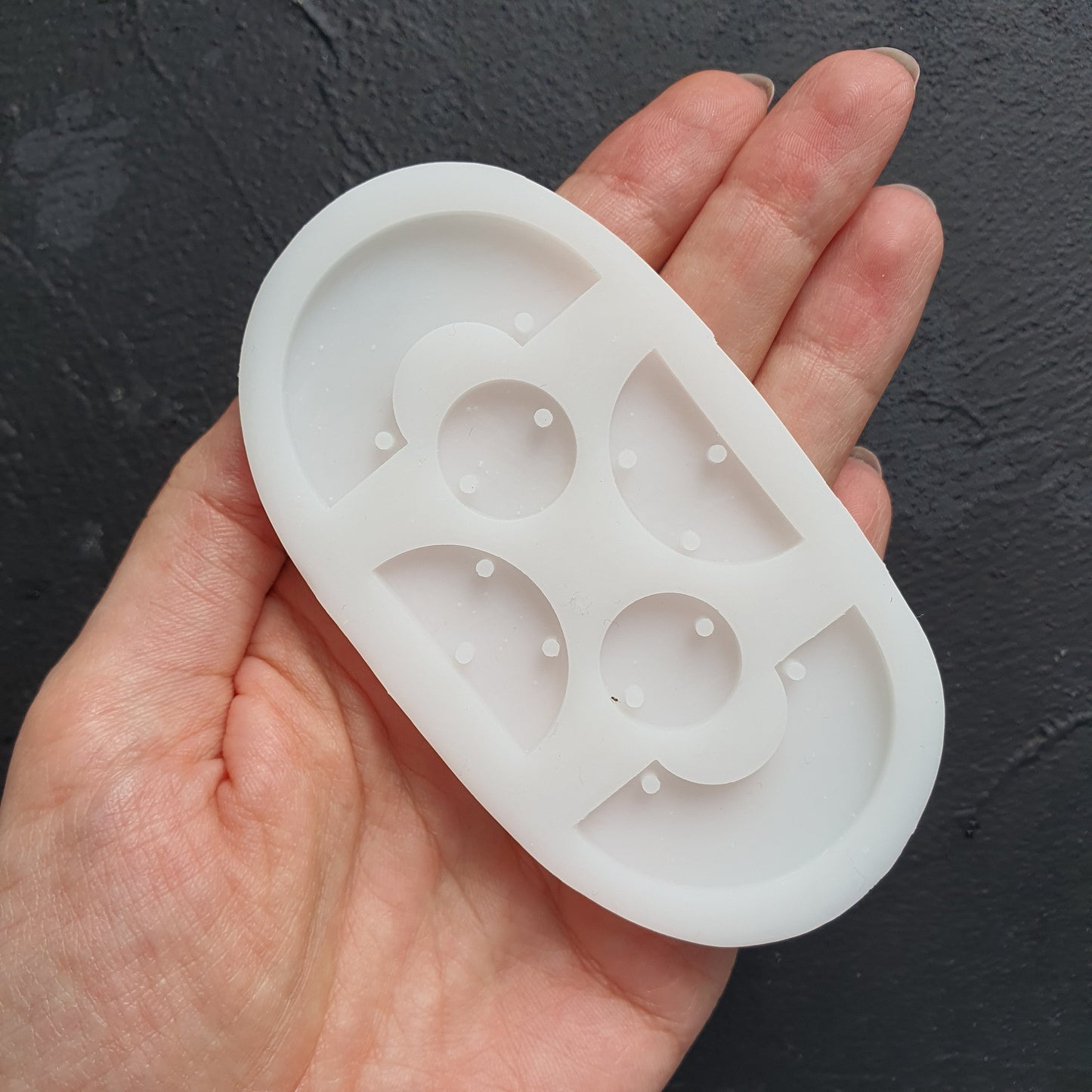 Silicone earring mold Jewelry Resin mould for resin and epoxy