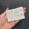 Snake Silicone earring mold Jewelry Resin mould for resin and epoxy - Luxy Kraft