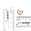 20 pcs Heart shape Earrings components Earrings findings DIY jewelry Raw brass blanks charms Pendants - Luxy Kraft