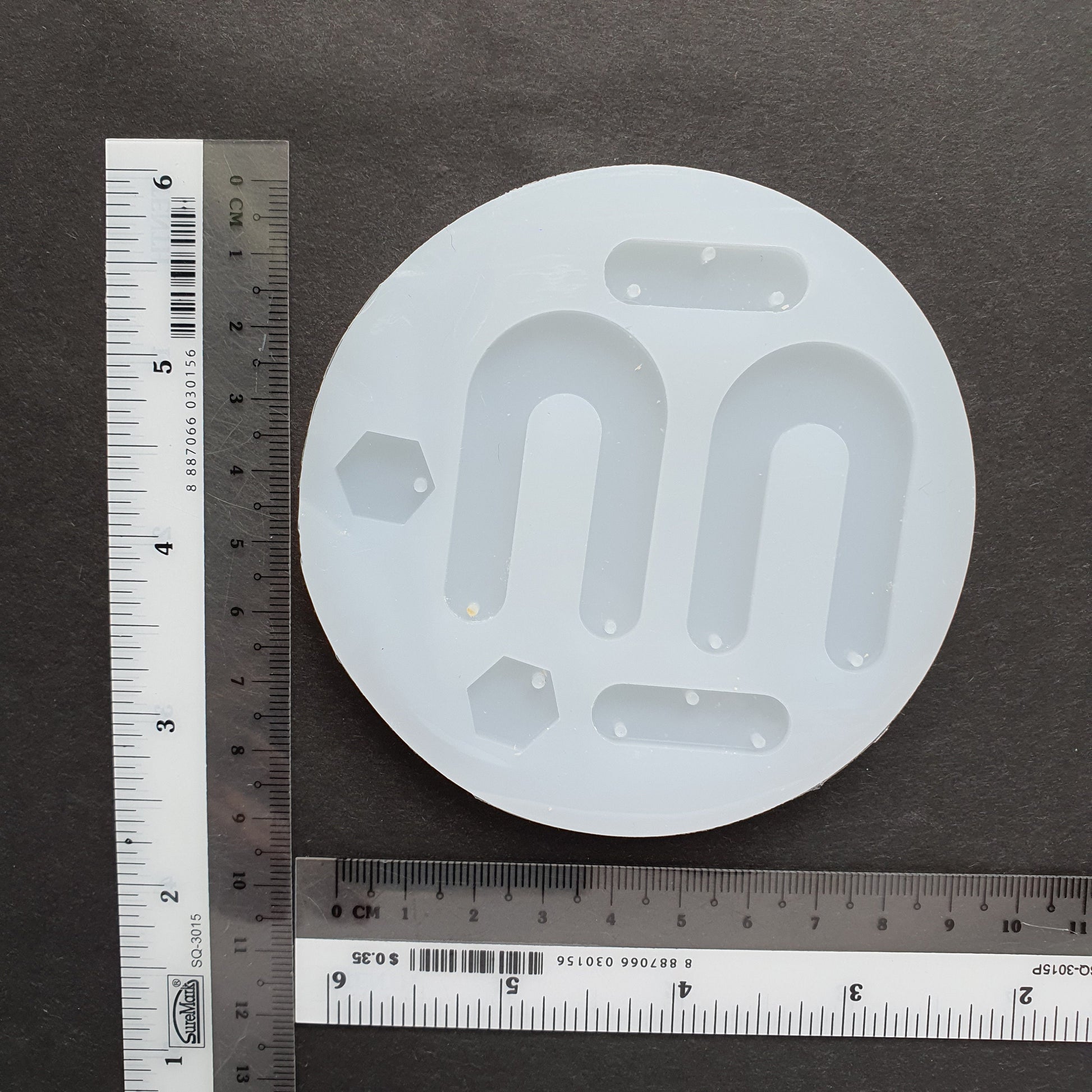 Silicone earrings Geometry mold mould for resin and epoxy - Luxy Kraft