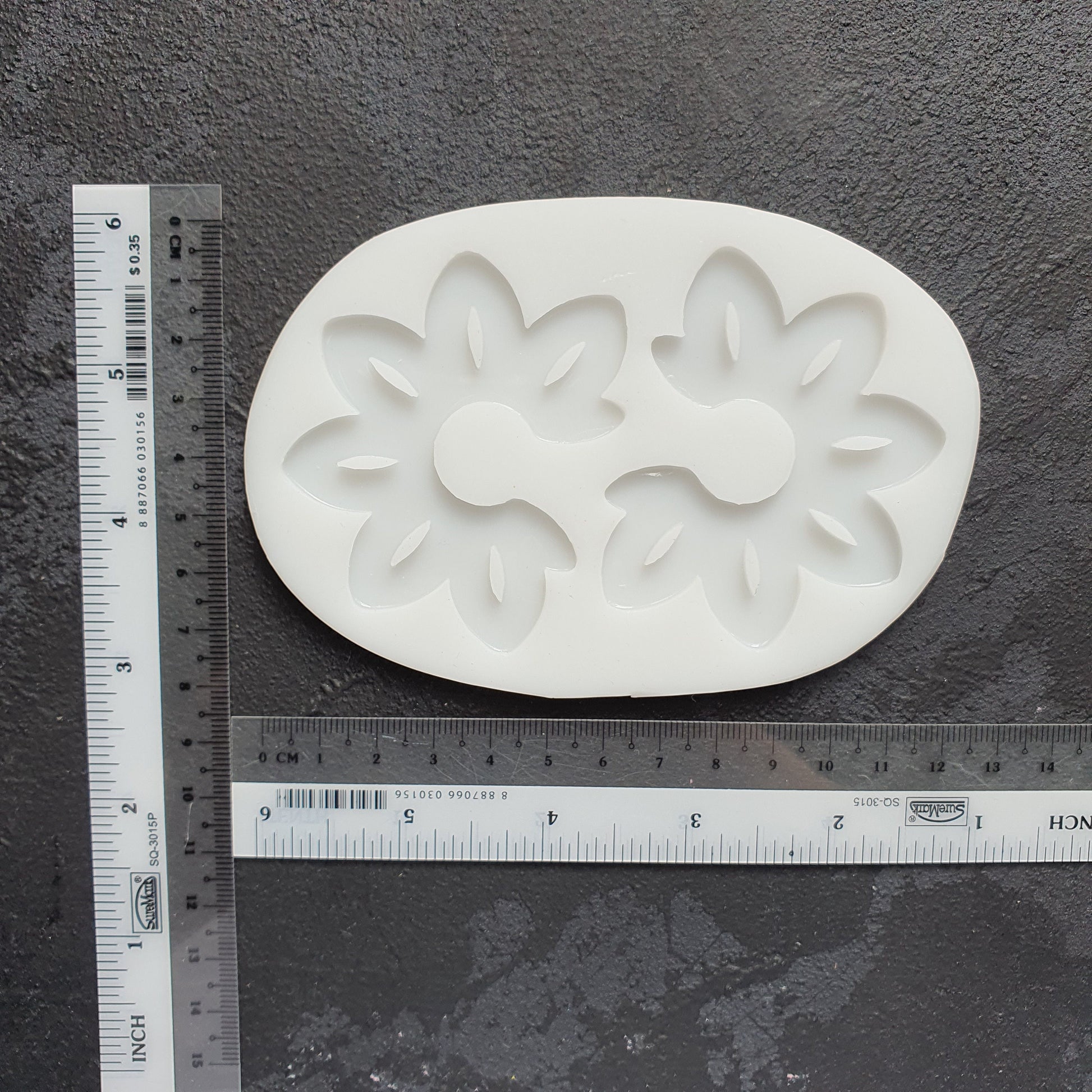 Flower Silicone earring mold Jewelry Resin mould for resin and epoxy - Luxy Kraft