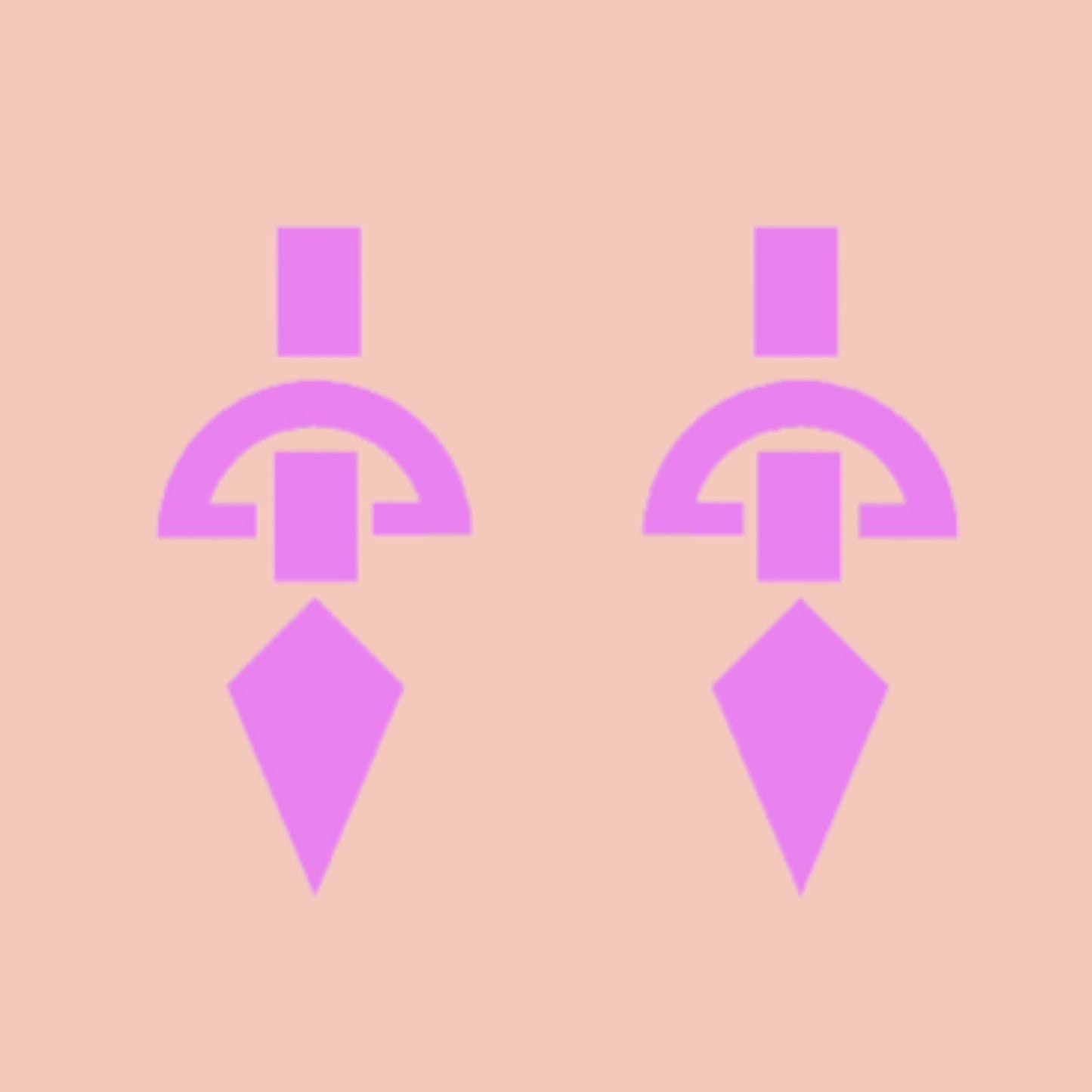 Earrings Polymer clay 3D cutters Geometry Jewelry shapes cutter set of 3 pcs
