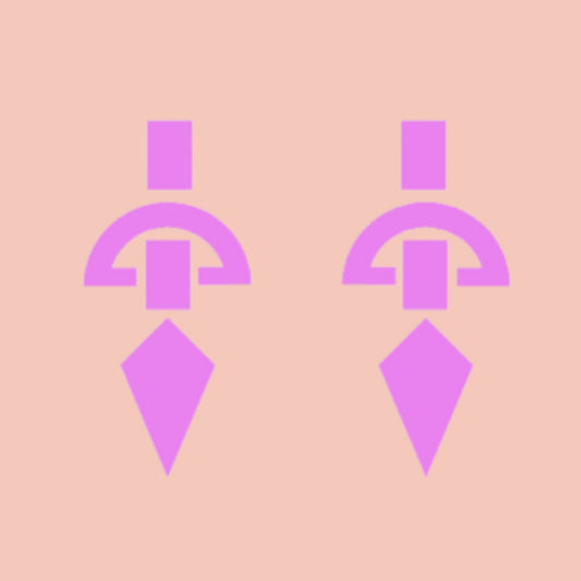 Earrings Polymer clay 3D cutters Geometry Jewelry shapes cutter set of 3 pcs