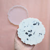 Coaster silicone mold for Resin Epoxy Jesmonite 12 cm - Luxy Kraft
