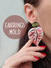 Leaves Silicone earring mold Jewelry Resin mould for resin and epoxy