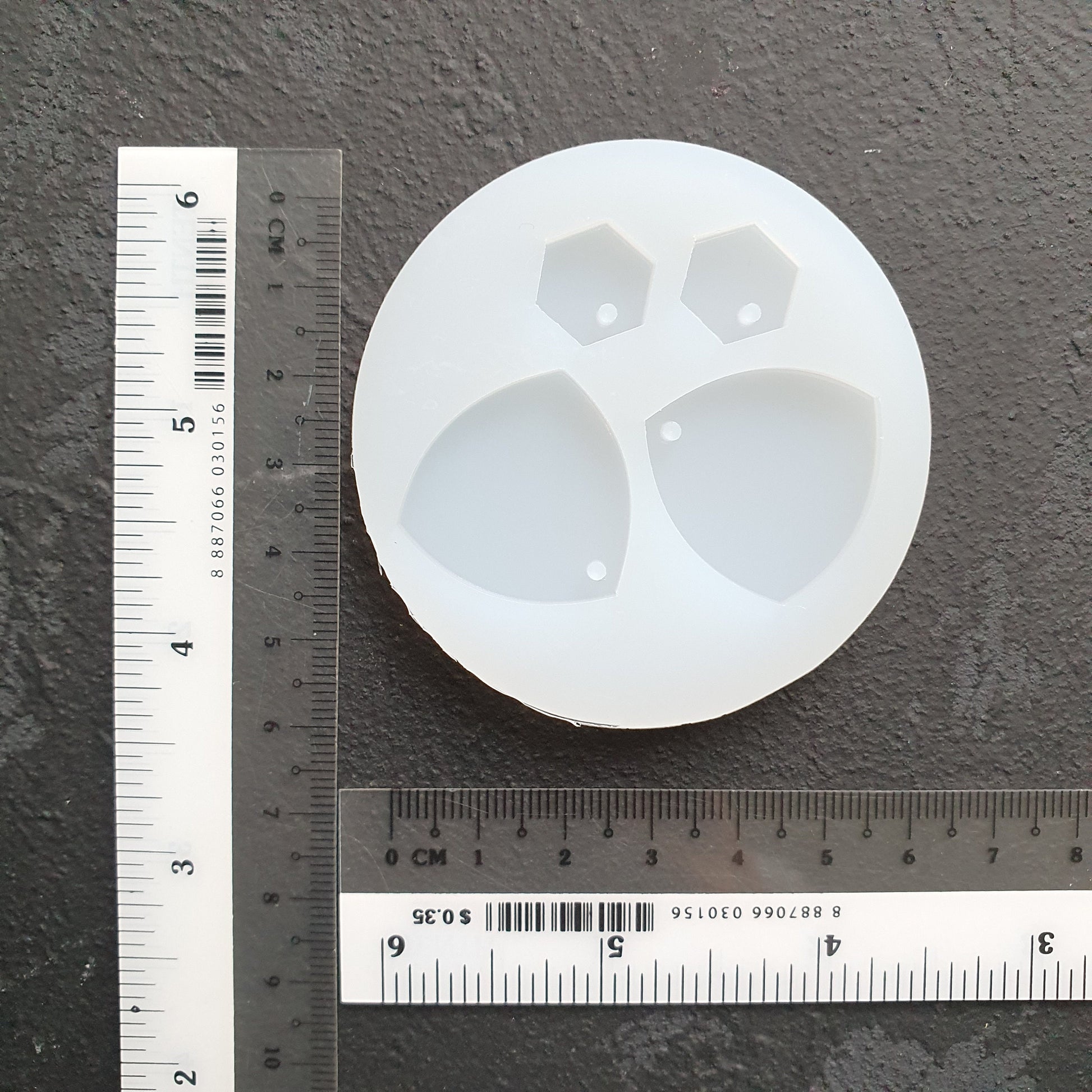 Silicone earring mold Geometry Jewelry Resin mould for resin and epoxy - Luxy Kraft
