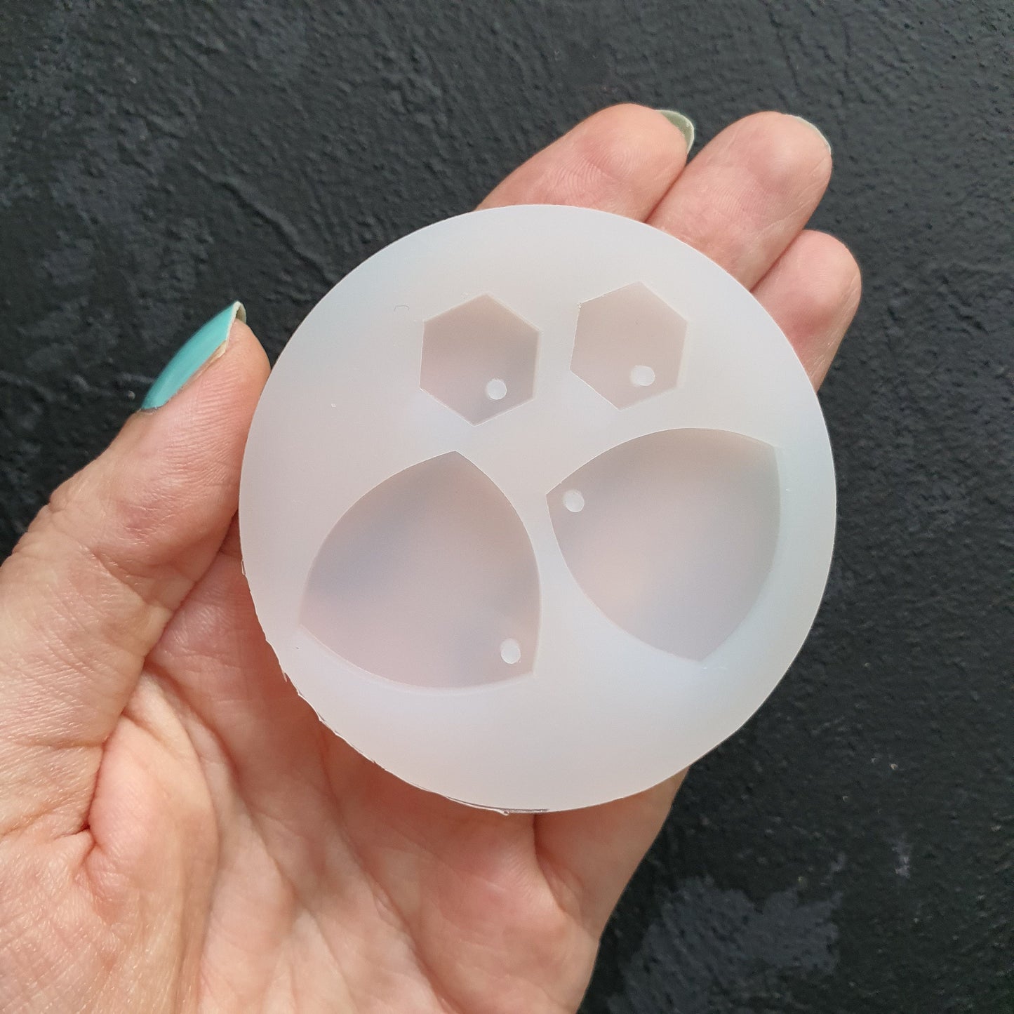 Silicone earring mold Geometry Jewelry Resin mould for resin and epoxy - Luxy Kraft