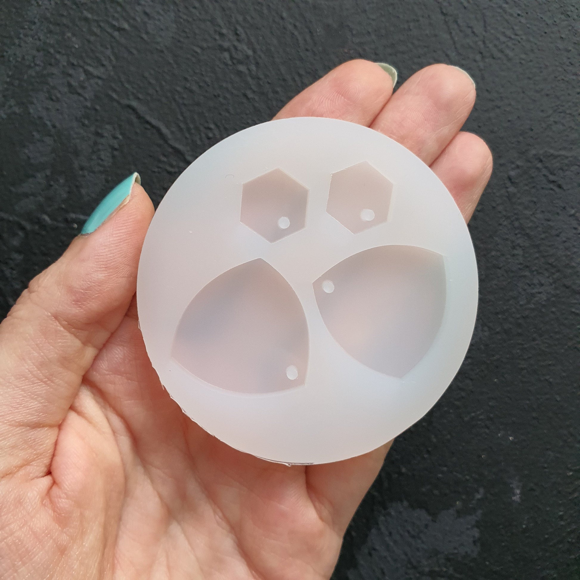 Silicone earring mold Geometry Jewelry Resin mould for resin and epoxy - Luxy Kraft