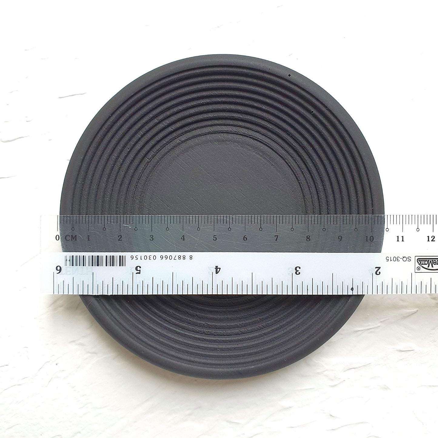 Saucer Coaster Plate silicone mold Resin Epoxy Jesmonite mold 10.5 cm - Luxy Kraft