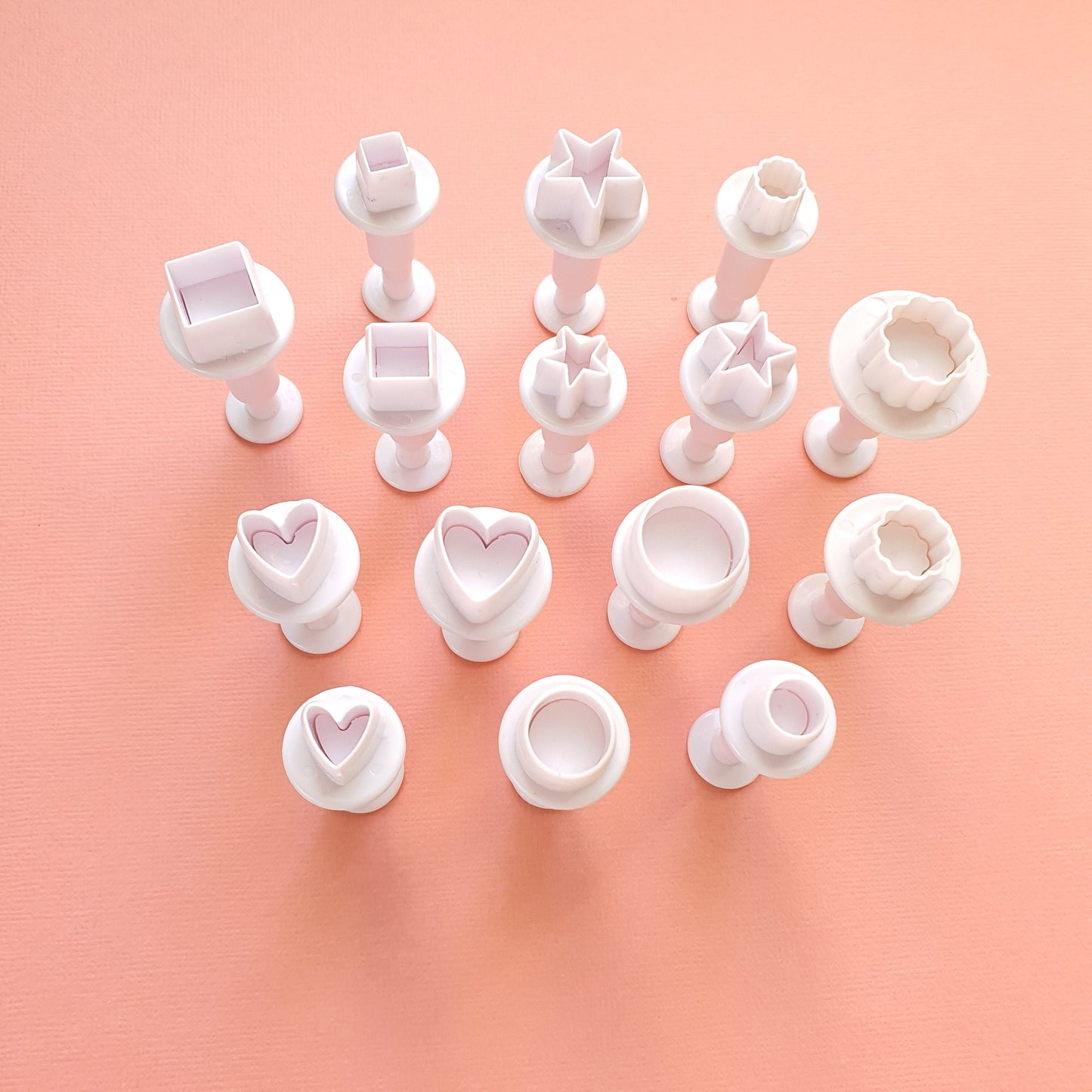 3 pcs Circle cutters Geometry shapes for polymer clay - Luxy Kraft