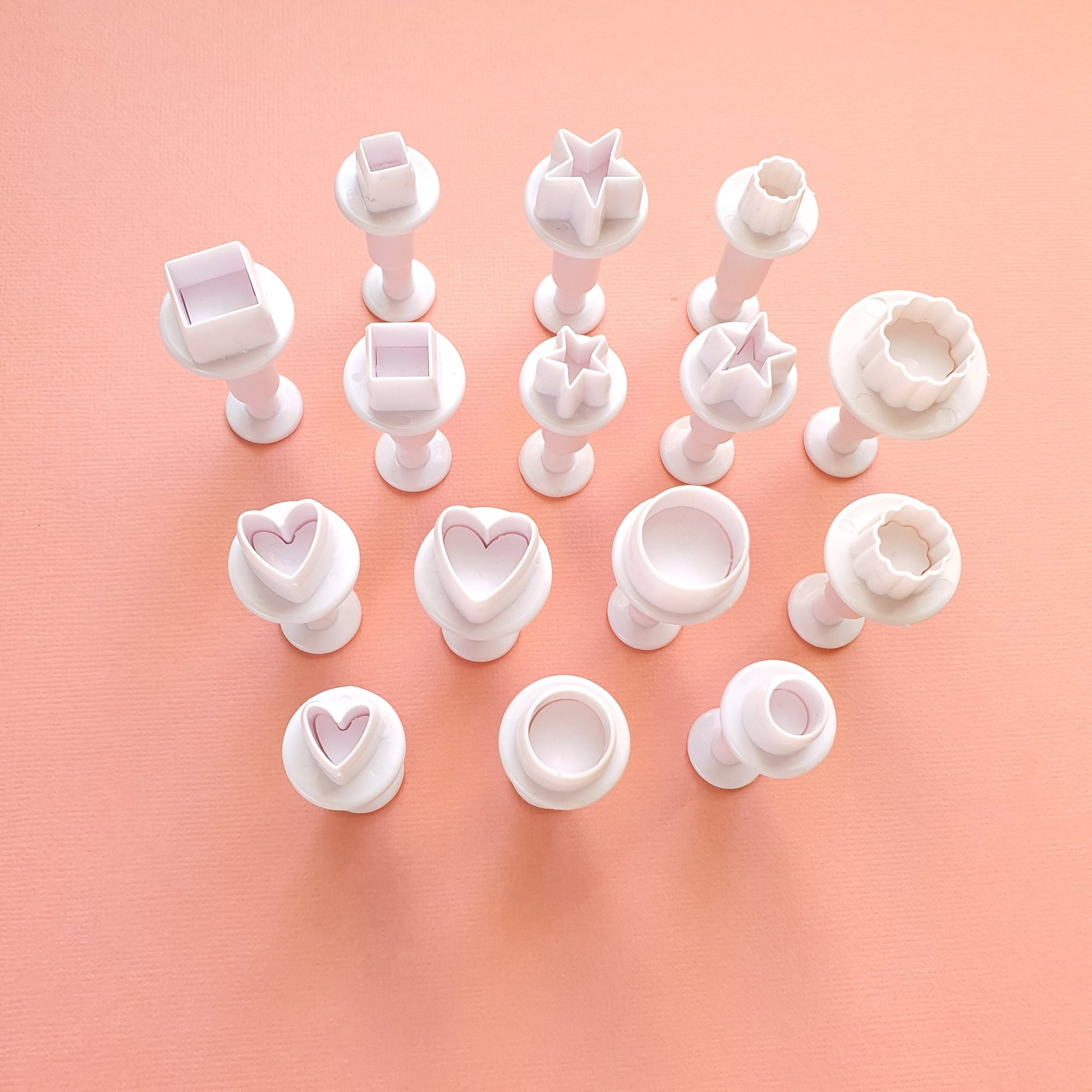 3 pcs Circle cutters Geometry shapes for polymer clay - Luxy Kraft