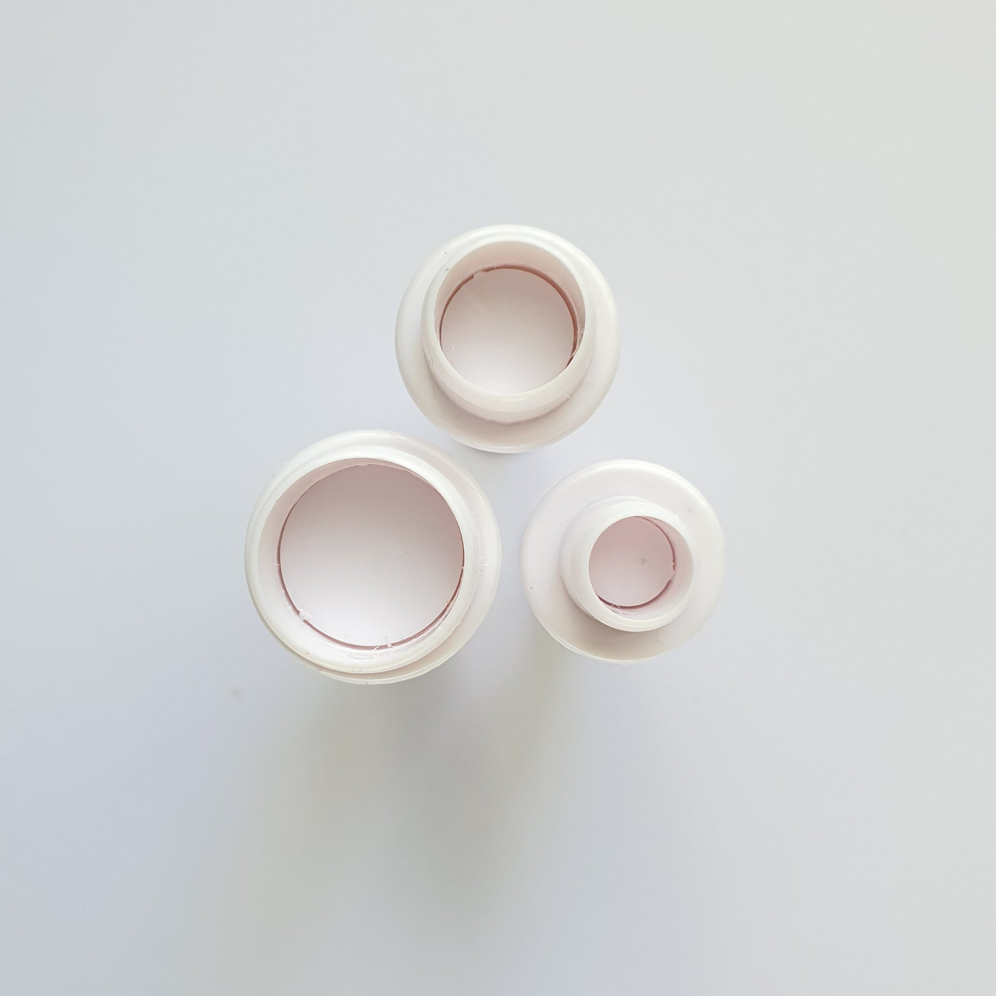3 pcs Circle cutters Geometry shapes for polymer clay - Luxy Kraft