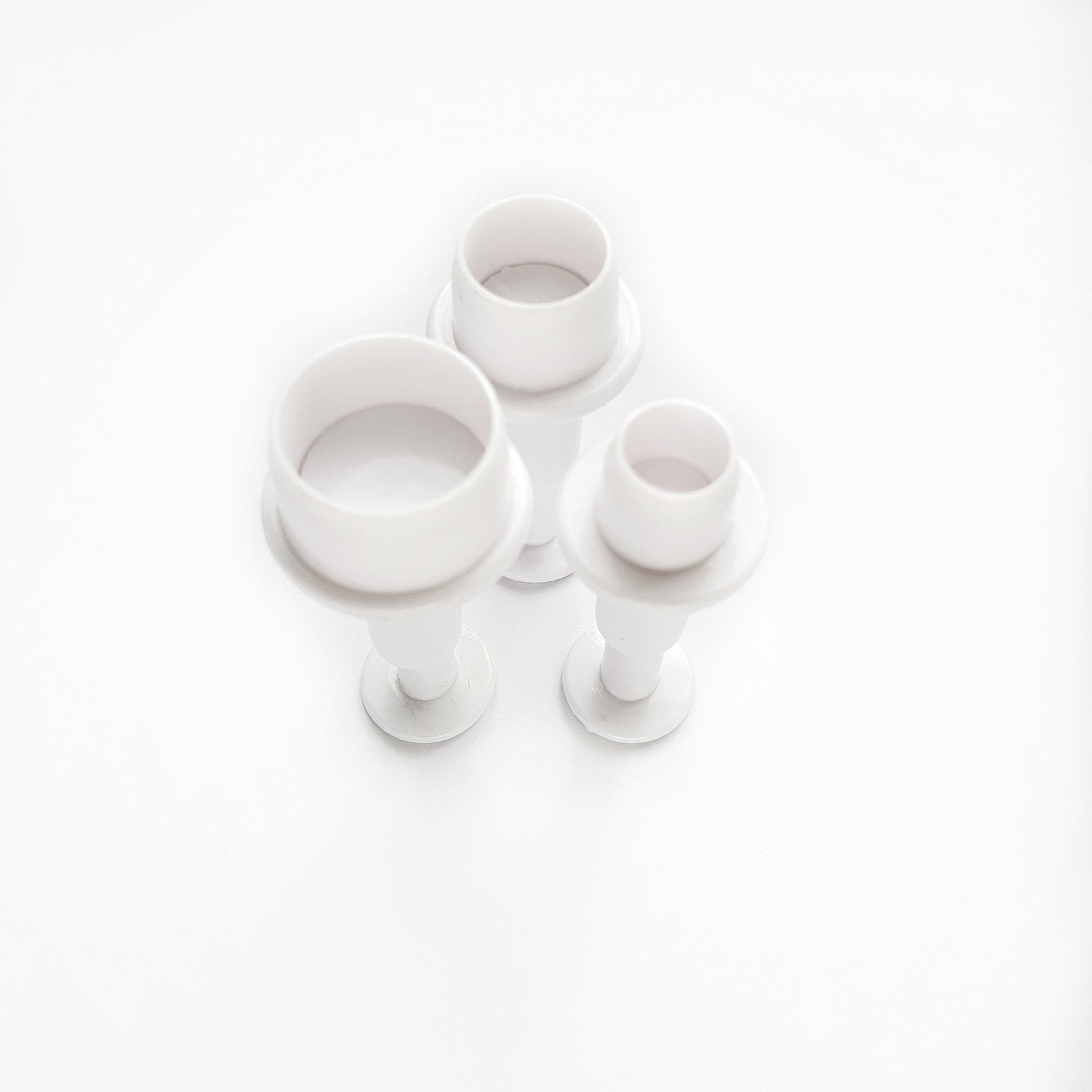 3 pcs Circle cutters Geometry shapes for polymer clay - Luxy Kraft