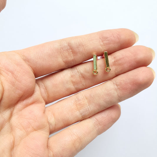 10 pcs Earrings stud components Geometric studs Earrings findings DIY jewelry 5 pairs - Luxy Kraft