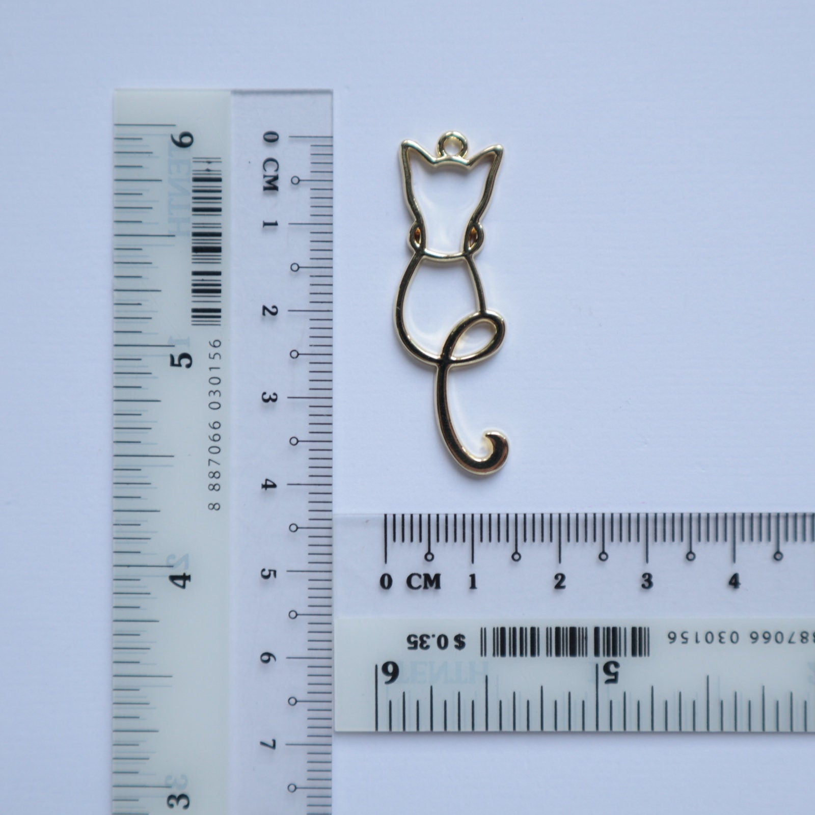 10 pcs Cat Earrings components Earrings findings DIY jewelry connectors animal shape charms - Luxy Kraft